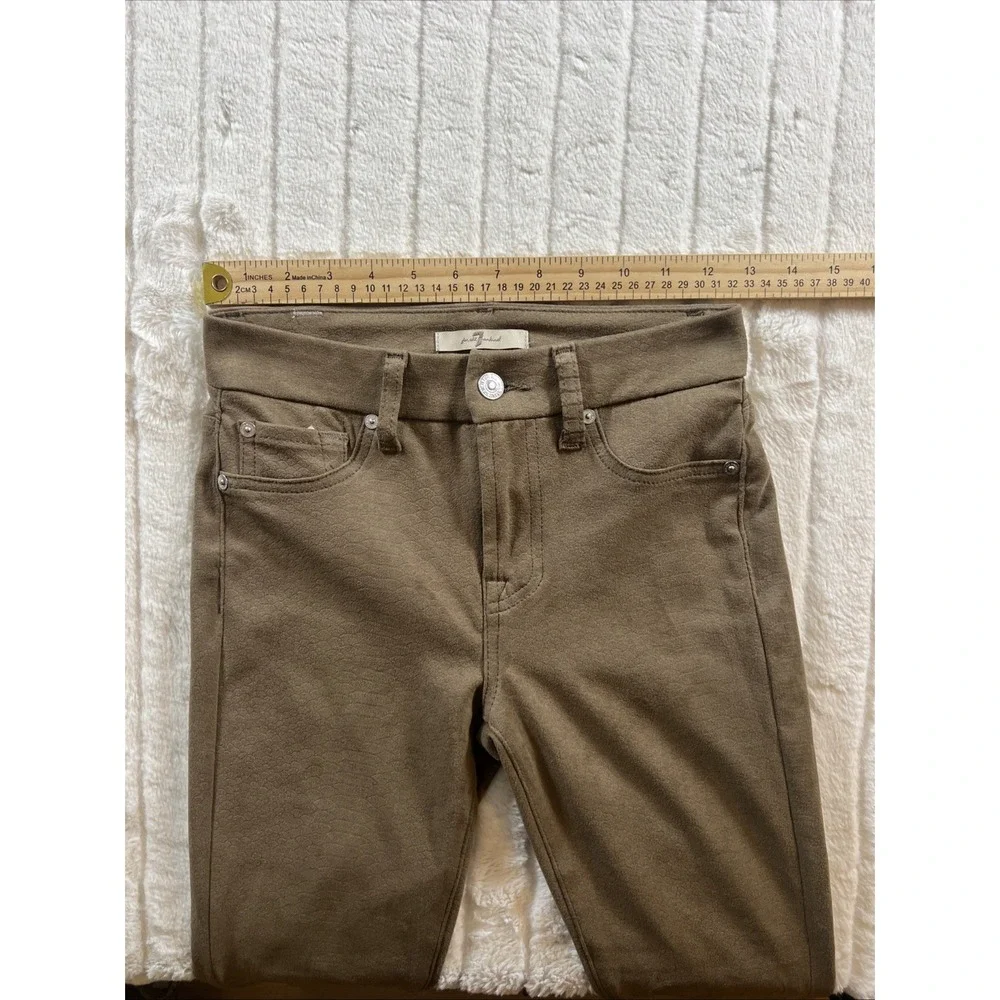 7 For All Mankind Womens Snake Print Skinny Jeans‎ size 25 NWOT